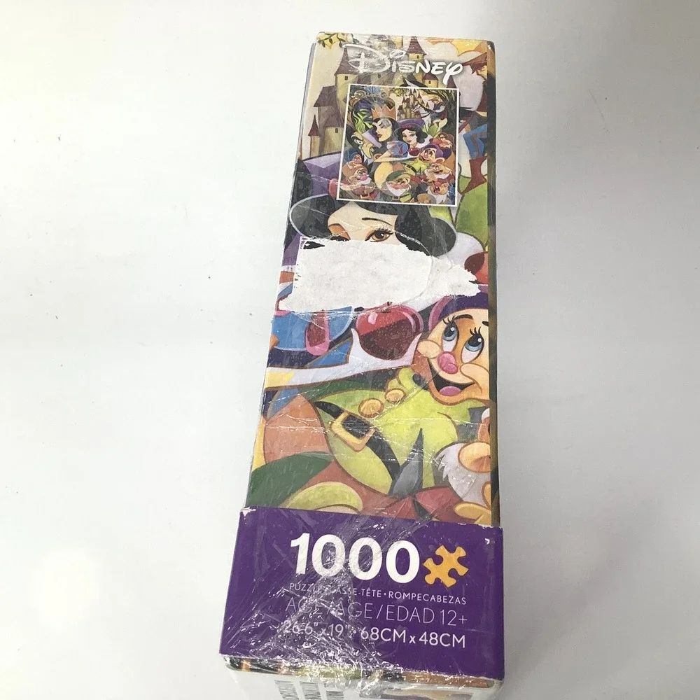 Disney Puzzle 1000 Pc Puzzle The Enchantment Of Snow‎ White USA Box Damaged New